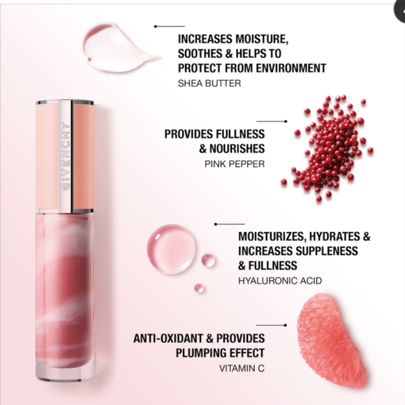 Givenchy Rose Perfecto Hydrating Tinted Lip Balm - 001 Irresistible Pink - Picture 7 of 7